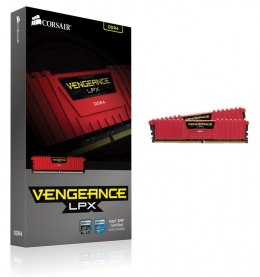 Corsair DDR4 Vengeance LPX 16GB/2400(2*8GB) CL14-16-16-31 RED 1,20V 
