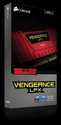 Corsair DDR4 Vengeance LPX 8GB/2666 RED CL16-18-18-35 1.20V XMP2.0