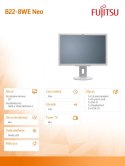 Fujitsu Monitor 22 cale B22-8WE Neo EU S26361-K1653-V140