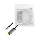 LogiLink Kabel USB-C do DP, 4K 60Hz aluminiowy 1.8m