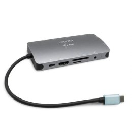 DICOTA Przenośna stacja dokująca USB-C 10-in-1 HDMI PD 100W