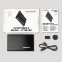 AXAGON EE25-A6C Bezśrubowa aluminiowa obudowa zewnętrzna USB-C 3.2 Gen 1 - SATA 6G dla 2.5" SSD/HDD