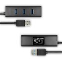 AXAGON HUE-S2BP Hub 4-portowy USB 3.2 Gen 1 charging hub 1.2m kabel, AC adapter