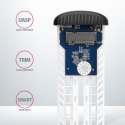 AXAGON EEM2-SA Obudowa zewnętrzna aluminiowa bezśrubowa USB 3.2 GEN 1 M.2 SATA SSD