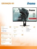 IIYAMA Monitor 31.5 cala GB3266QSU-B1 VA,QHD,144HZ,1MS,1500R,DPx,HDMIx2,USBx4 + Soundbar Stage AIR V2 Creative