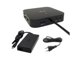I-tec Stacja dokująca USB-C HDMI Dual DP Docking Station Power Delivery 100 W + i-tec Universal Charger 100 W