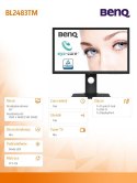 Benq Monitor 24 cali BL2483TM LED 1ms/1000:1/FULLHD/