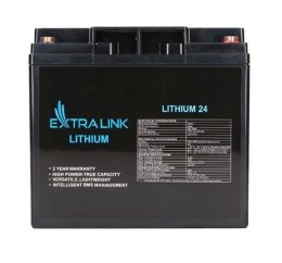 Extralink Akumulator LiFePO4 24AH 12.8V BMS EX.30424