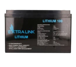 Extralink Akumulator LiFePO4 100AH 12.8V BMS EX.30455