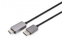 Digitus Kabel adapter DisplayPort - HDMI 8K 60Hz DP/HDMI M/M 1m