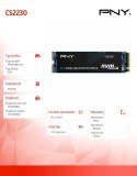 PNY Dysk SSD 500GB M.2 2280 CS2230 M280CS2230-500-RB