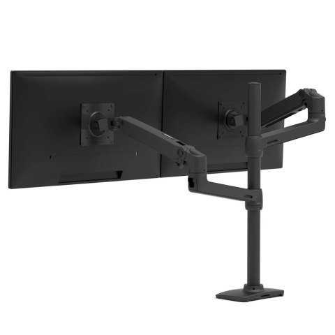 Ergotron - LX Dual Stacking Arm - uchwyt biurkowy na dwa monitory z wysokim punktem montazowym (czarny)
