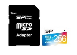 Silicon Power Karta pamięci microSDHC 256GB UHS-I U1 10MB/S SUPERIOR