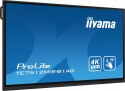 IIYAMA Monitor interaktywny 75 cali TE7512MIS-B1AG INFRARED,40pkt,IPS,4K,7H,WiFi