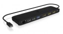 IcyBox Stacja dokująca IB-DK2116-C 12in1,HDMI,DP,LAN,USB