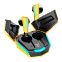 Onikuma Słuchawki bezprzewodowe douszne gamingowe T32 żółte