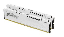 Kingston Pamięć DDR5 Fury Beast 32GB(2*16GB)/5600 CL40 biały