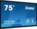IIYAMA Monitor wielkoformatowy 75 cali TE7514MIS-B1AG INFRARED,50pkt,VA,4K,7H,WiFi,MIC,USB-c