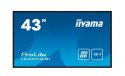 IIYAMA Monitor wielkoformatowy 43 cale LE4341S-B1 IPS,FHD,18/7,LAN,HDMI