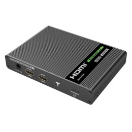 Extender KVM Techly HDMI/USB po skrętce Cat.6a/7 do 70m 4K*60Hz