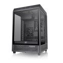 THERMALTAKE THE TOWER 500 TEMPERED GLASS*3 120MM*2 - BLACK CA-1X1-00M1WN-00