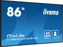 IIYAMA Monitor 86 cali LH8654UHS-B1AG 24/7, IPS, ANDROID.11, 4K, SDM, 2x10W