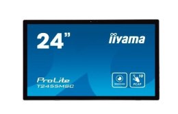 IIYAMA Monitor dotykowy 24 cale T2455MSC-B1 POJ.10PKT.IPS,HDMI,DP,USB3.0,CAM,MIC