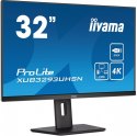 IIYAMA Monitor ProLite XUB3293UHSN 31.5 cala XUB3293UHSN-B5 IPS,4K,USB-C DOCK,KVM,SLIM,2x3W,RJ45