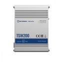 TELTONIKA Przełącznik przemysłowy TSW200 2xSFP 8xPoE+ 8xGbE