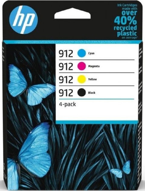 HP Inc. Tusz 912 4-Pack 6ZC74AE CMYK