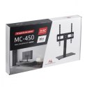 Maclean Uniwersalny stojak TV nóżki podstawka max. 40kg MC-450