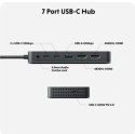 HyperDrive Koncentrator HyperDrive Dual 4K HDMI 7 Port USB-C Hub M1&M2 MacBook/PC/Chromebook/2xHDMI/miniJack