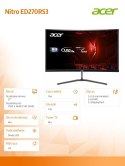 Acer Monitor 27 cali Nitro ED270RS3bmiipx Curved/180Hz/1ms