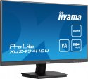 IIYAMA Monitor 23.8 cala XU2494HSU-B6 VA,FHD,HDMI,DP,100Hz,USBx2,SLIM