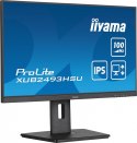 IIYAMA Monitor 23.8 cala XUB2493HSU-B6 IPS.HDMI.DP.2x2W.USBx2.SLIM.HAS(150mm)