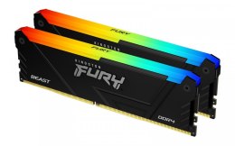Kingston Pamięć DDR4 Fury Beast RGB 64GB(2*32GB)/3600 CL18