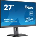 IIYAMA Monitor ProLite XUB2792HSU-B6 27 cali IPS,HDMI,DP,100Hz,SLIM,4xUSB3.2,PIVOT, HAS(150mm),2x2W