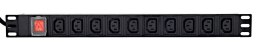 Listwa zasilająca do szaf Rack (PDU) Gembird EG-PDU-10C132C19 wtyk C19 1U (3m)