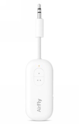Twelve South AirFly Duo - adapter Bluetooth do wejścia 3,5mm jack kompatybilny z AirPods i innymi słuchawkami Bluetooth, do 2 pa