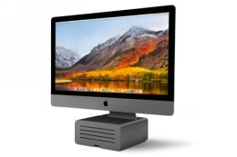 Twelve South HiRise Pro - aluminiowa podstawka do iMac i Apple Studio Display ze schowkiem (gunmetal)