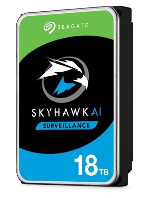 Dysk HDD Seagate Skyhawk AI ST18000VE002 (18 TB ; 3.5"; 256 MB; 7200 obr/min)