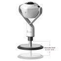 Kamera j5create 360° AI-Powered Webcam with Speakerphone USB-C/USB Type A; kolor biało-czarny JVU368-N