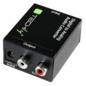 Techly Konwerter cyfrowy Toslink SPDIF, coaxial audio na analog stereo RCA L/R