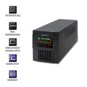 Qoltec Zasilacz awaryjny UPS MONOLITH | 1000VA | 600W | LCD | USB