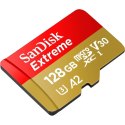 SanDisk Karta pamięci Extreme microSDXC 128GB 160/90 MB/s A2 V30 U3
