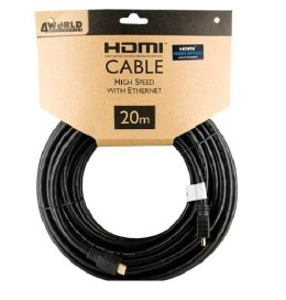 4world 4W Kabel HDMI High Speed z Ethernetem (v1.4), 20m