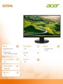Acer Monitor 27 K272HLEbd VA DVI Zero frame