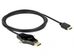 Delock Kabel 3w1 USB C+ Mini DisplayPort