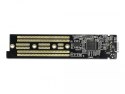 Delock Obudowa zewnętrzna dla M.2 NVME PCIe SSD z USB Type-C żeńskim Przezroczysta
