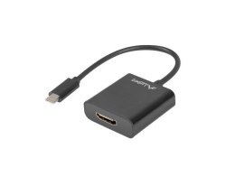 Lanberg Adapter USB CM - HDMI F 15cm czarny